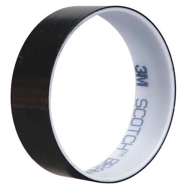 3M Film Tape, Black, 1 in. W, Acrylic, 72 yd. - 850