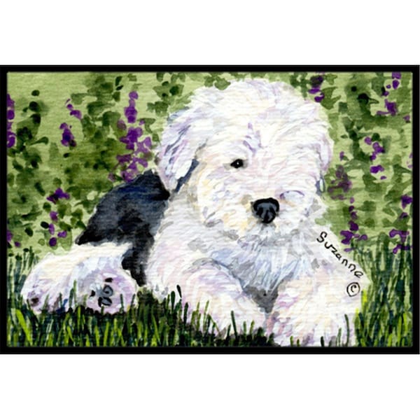 Carolines Treasures 18 x 27 in. Old English Sheepdog Indoor and Outdoor Doormat - SS8840MAT