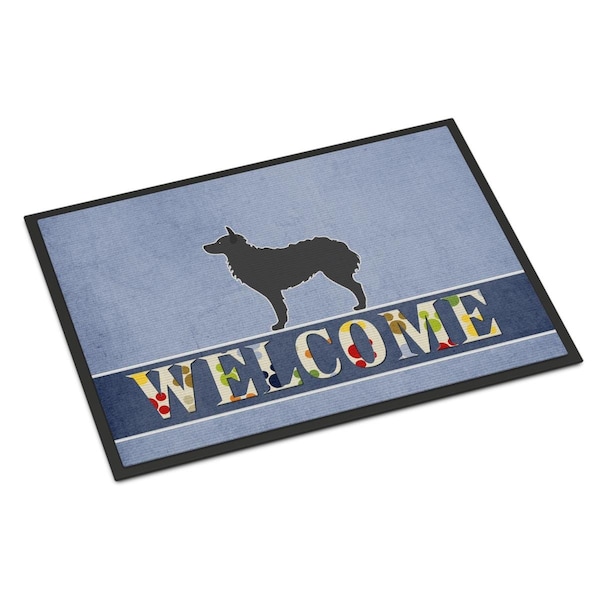 Carolines Treasures 24 x 36 in. Croatian Sheepdog Welcome Indoor or Outdoor Mat - BB5525JMAT