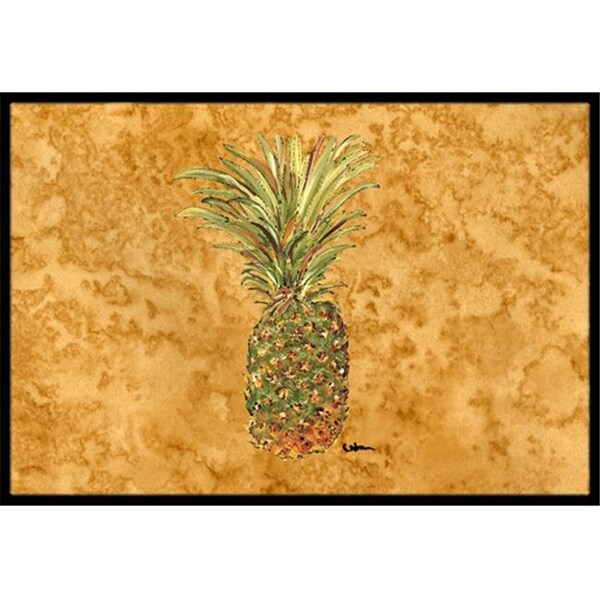 Carolines Treasures Carolines Treasures 8654JMAT Pineapple Indoor Or Outdoor Doormat; 24 x 36 in. - 8654JMAT