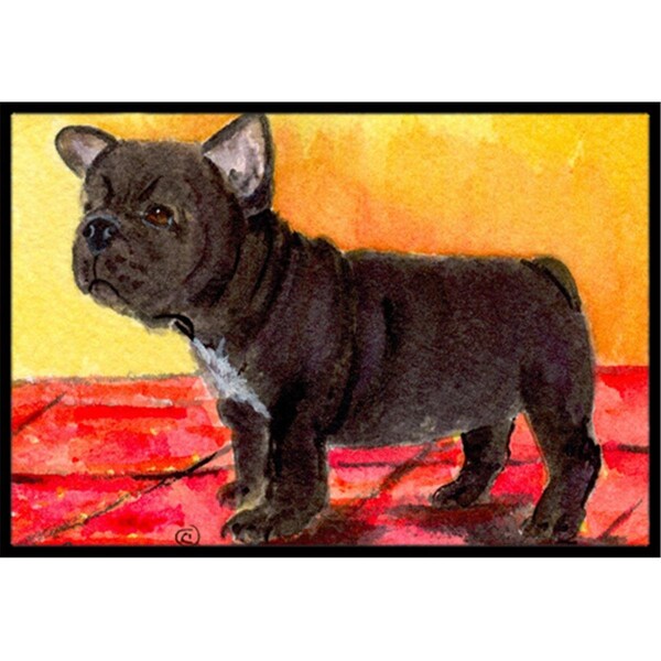 Micasa 18 x 27 in. French Bulldog Indoor Outdoor Doormat - MI633139