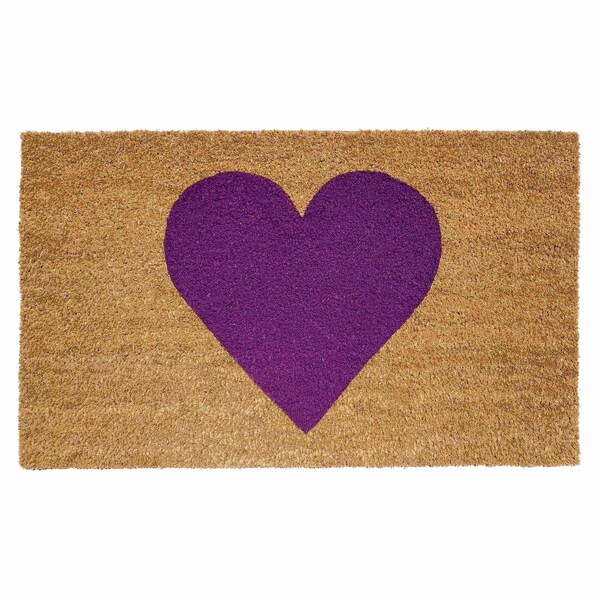 Calloway Mills Entrance Mat, Coir, Natural, Red - 106772436