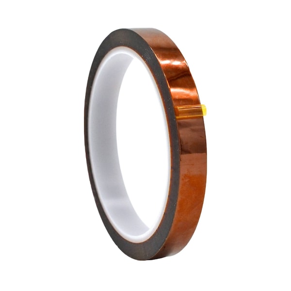 Wod Tape Kapton Tape for 3D Printers Will Thermoset, No Residue: 3/4in x 36yds, 48PK - WOD PKT2-00750-48-36-AMB