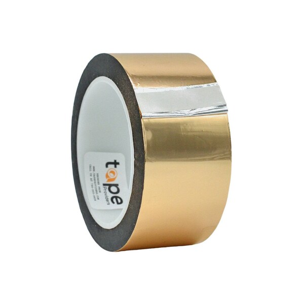 Wod Tape MPFT1 Metalized Polyester Mylar Film Tape Gold: 2 in. x 72 yds, 24PK - WOD MPFT1-02000-24-72-GOL