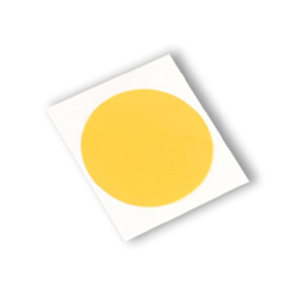 3M Film Tape, Circle, Gold, 0.5", PK2000 - 5419
