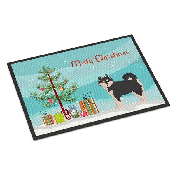 Carolines Treasures 24 x 36 in. Pomsky No.1 Christmas Tree Indoor or Outdoor Mat - CK3861JMAT