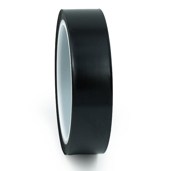 Bertech High-Temp. Polyimide Tape w/Acrylic Adhesive, 2 Mil Thick, 4 In. Wide x 36 Yards Long, Black - PPT2BA-4