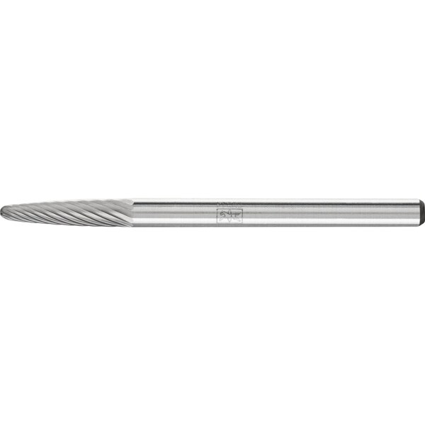 Pferd Carbide Bur - Tree Shape, SGL Cut - 1/8" x 1/2" x 1/8" Shank - SF-42 - 23311