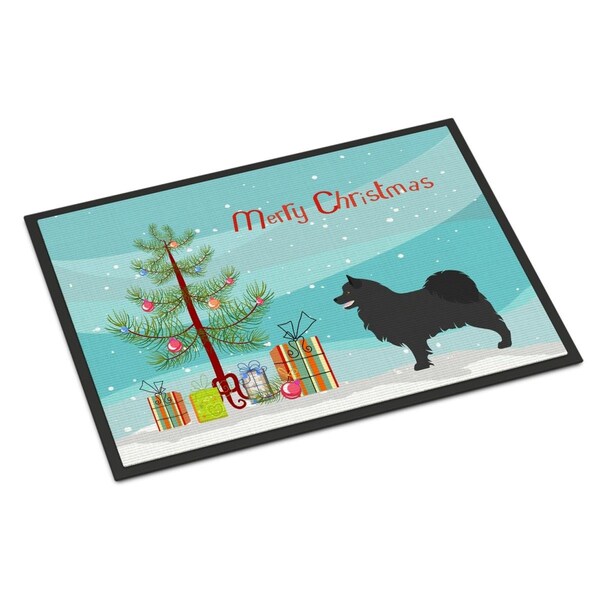 Carolines Treasures Swedish Lapphund Christmas Indoor or Outdoor Mat - 18 x 27 in. - BB8509MAT