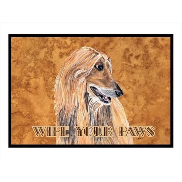 Carolines Treasures Carolines Treasures SC9509MAT 18 x 27 in. Afghan Hound Indoor Or Outdoor Mat - SC9509MAT