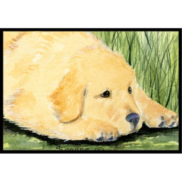 Carolines Treasures Golden Retriever Indoor Outdoor Mat - 18 x 27 in. - SS8864MAT