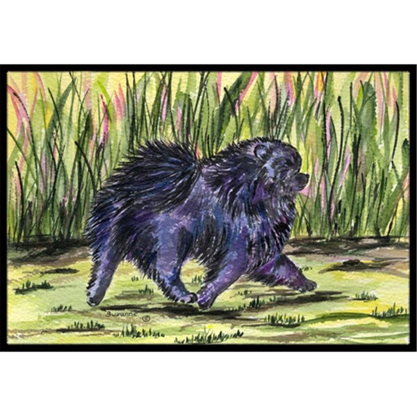 Micasa 18 x 27 in. Pomeranian Indoor Outdoor Mat - MI259439