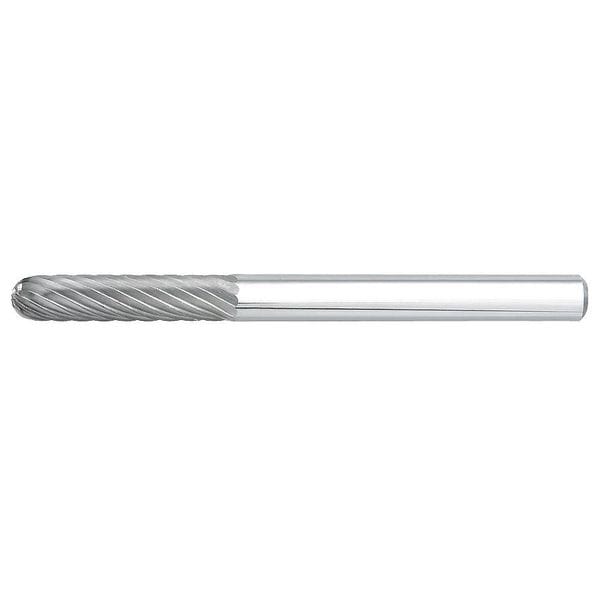 Osg Carbide Bur, Cylindrical Ball Nose, 1/8 in - 900-9004