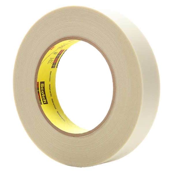 3M Cloth Tape, 1 In x 60 yd, 7.5 mil, White - 361