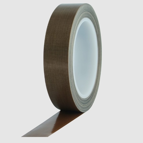Bertech PTFE Glass Cloth Tape, 1 In. Wide x 36 Yards Long, 5 Mil Thick - PTFEGC36-1