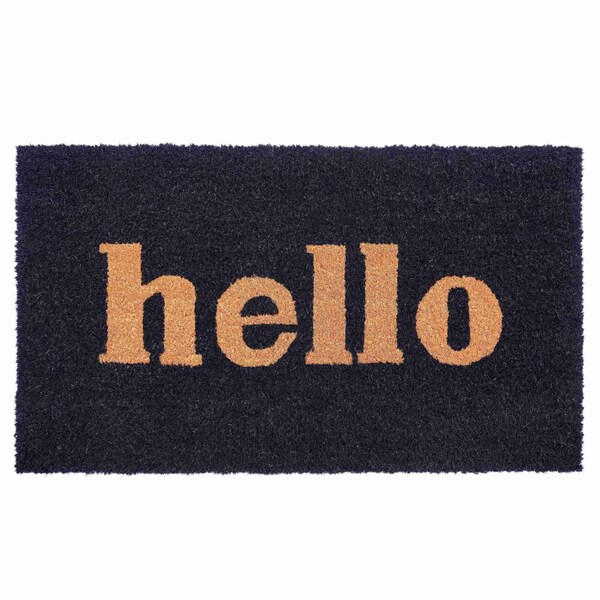 Calloway Mills Entrance Mat, Coir, Black, Natural - 100212436BNB