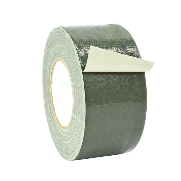 Wod Tape DTC12 Contractor Grade Duct Tape Olive Drab 4 in. x 60 ft., 12PK - WOD DTC12-04000-12-60-ODR