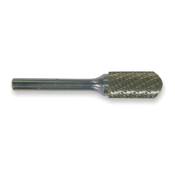 Widia Carbide Bur, Cylindrical Ball, 1/2, dbl Cut - M41299