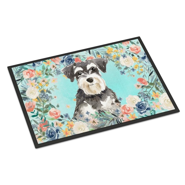Carolines Treasures 24 x 36 in. Schnauzer No.2 Indoor or Outdoor Mat - CK3417JMAT