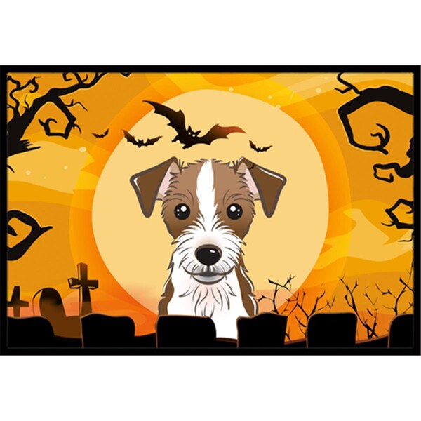 Carolines Treasures Halloween Jack Russell Terrier Indoor and Outdoor Mat- 24 x 36 in. - BB1760JMAT