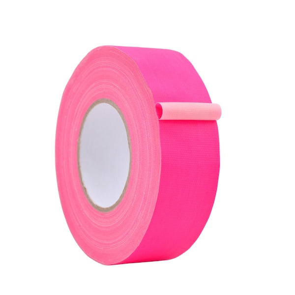 Wod Tape DTC12F Contractor Grade Duct Tape Fluorescent Pink 49 in. x 60 ft. - WOD DTC12F-49000-LOG-60-FPI