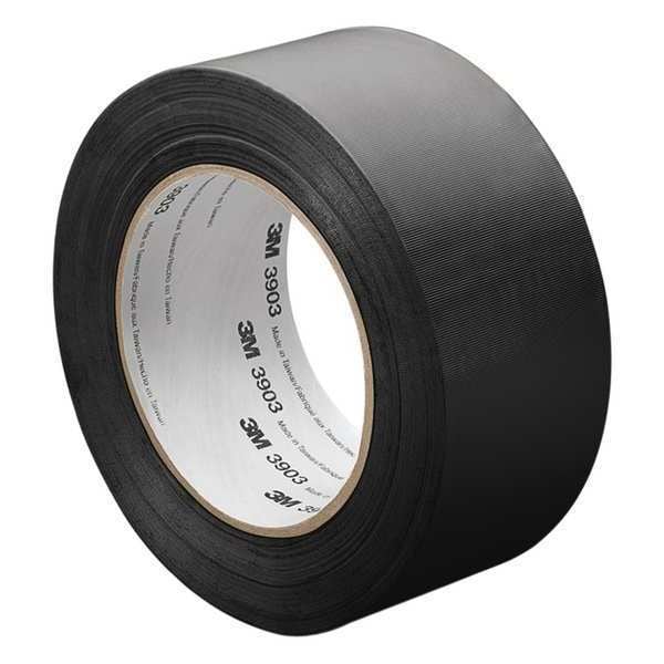 3M Vinyl Duct Tape, Black, 43"x50 yd. - 3903BLACK