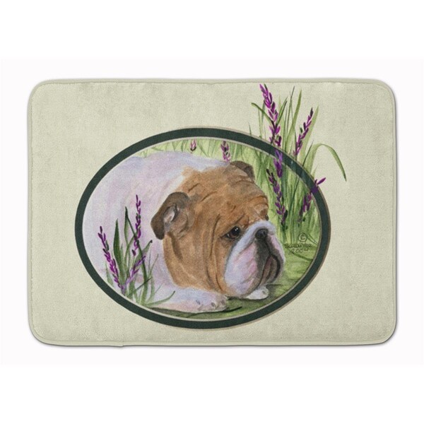 Carolines Treasures English Bulldog Machine Washable Memory Foam Mat - SS8023RUG