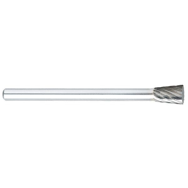 Osg Carbide Bur, 10 deg. Inverted Ang, 3/16 in - 920-0010