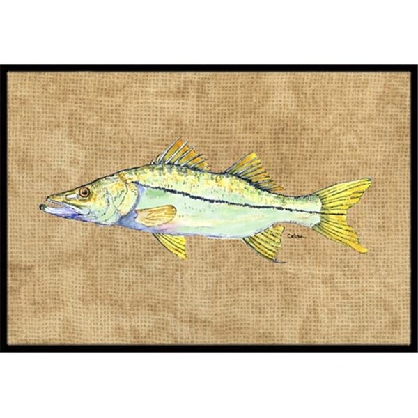 Carolines Treasures Carolines Treasures 8819MAT 18 x 27 In. Snook Indoor or Outdoor Mat - 8819MAT