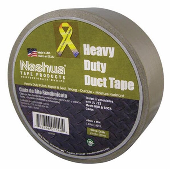 Berry Plastics Berry Plastics 1088113 Military Themed Heavy Duty Duct Tape Olive; 1.89 in. x 50 Yd - 156771