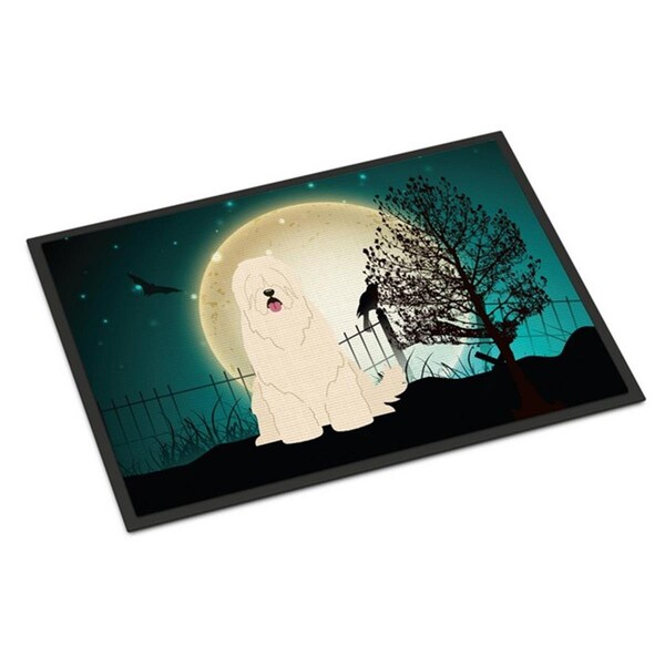 Micasa Halloween Scary South Russian Sheepdog Indoor or Outdoor Mat24 x 0.25 x 36 in. - MI717280