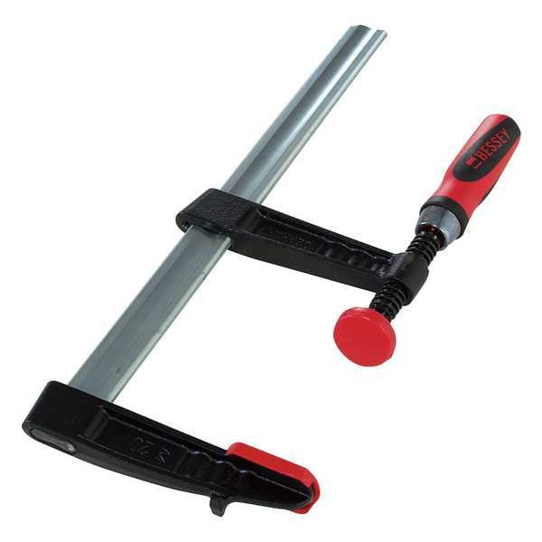 Bessey 8 in Bar Clamp, Composite Plastic Handle and 4 in Throat Depth - TG4.008+2K