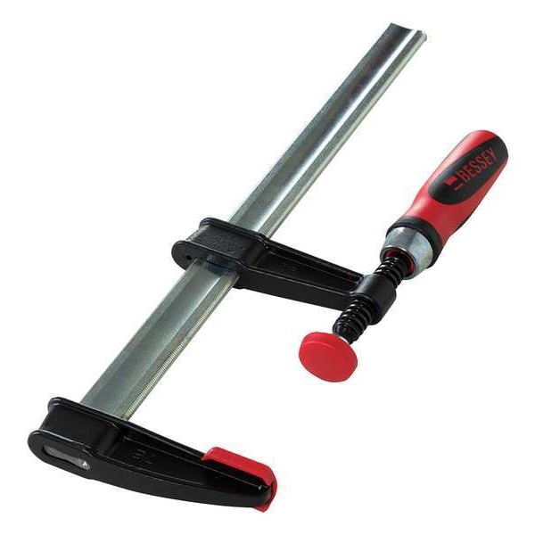 Bessey 12 in Bar Clamp, Composite Plastic Handle and 2 1/2 in Throat Depth - TGJ2.512+2K