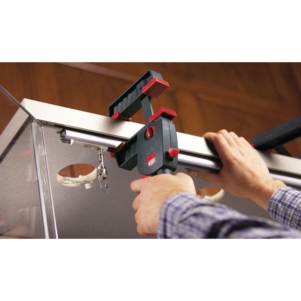 Bessey 24" Bar Clamp, High Impact Plastic Resin Handle and 3 1/4 in Throat Depth - DUO65-8