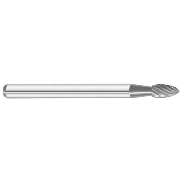 Fullerton Tool Carbide Burr Rotary Files Burrs, RH Spiral, 1/8 - 59129