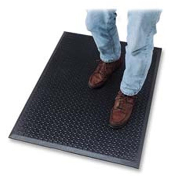 Dwellingdesigns Anti Fatigue Mat- Beveled Edge 2ft.x3ft.- Black - DW789647