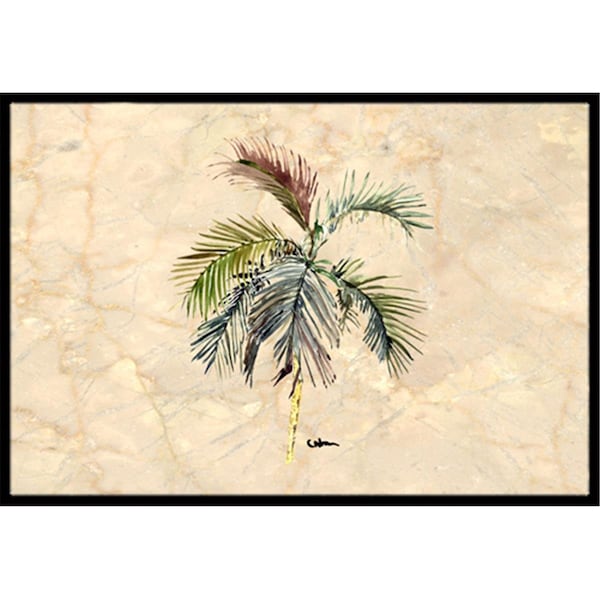 Carolines Treasures 18 x 27 In. Palm Tree Indoor or Outdoor Mat - 8483MAT