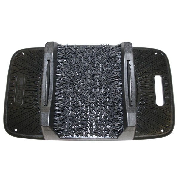 Grassworx 17.5 x 10 in. Cinder Nonslip Boot & Shoe Scraper - 6029493