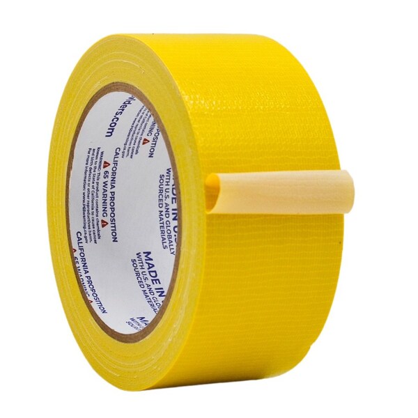 Wod Tape DTC10 Industrial Grade Duct Tape Schoolbus Yellow 2 in. x 60 ft., 24PK - WOD DTC10-02000-24-60-SYE