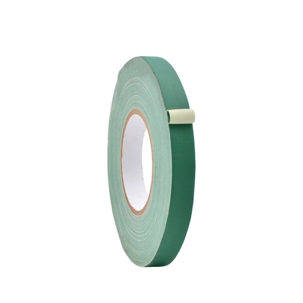 Wod Tape GTC12 Gaffer Tape Low Gloss Finish Film 3/4 in. X 60 ft. Dark Green, 64PK - WOD GTC12-00750-64-60-DGR