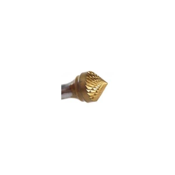 Champion Cutting Tool Cone Shaped Carbide Bur, 3/4in Cut Dia, 3/8in LOC - CHA SK7