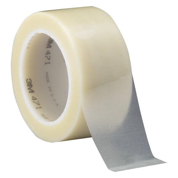 3M Vinyl Tape, 5.2 Mil, 1"x36 yds., Clear, PK36 - T965471C