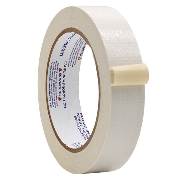 Wod Tape DTC10 Industrial Grade Duct Tape Yellow 1 in. x 60 ft., 48PK - WOD DTC10-01000-48-60-YEL