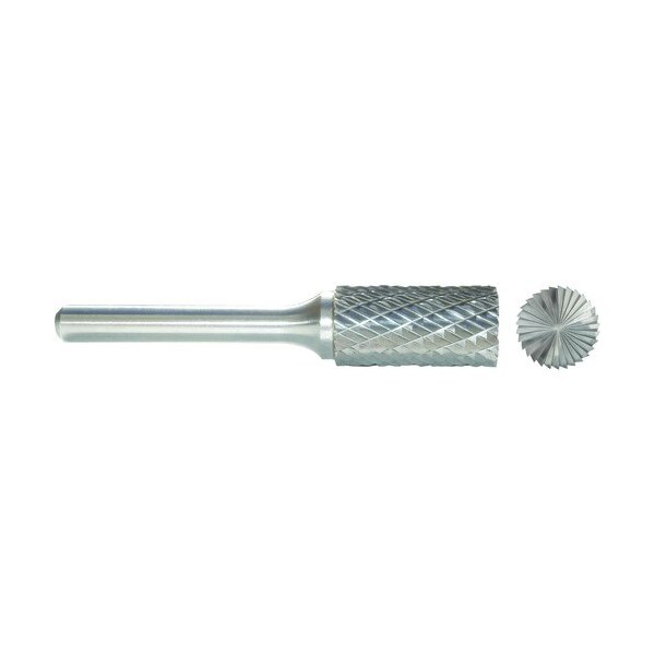 Morse Carbide Burr, Premium, Series 5970, 18 Head Dia, 916 Length of Cut, 2 Overall Length, Cylindri - 59593