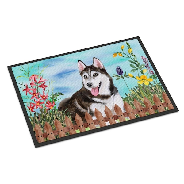 Micasa Siberian Husky No.2 Spring Indoor or Outdoor Mat 24 x 36 in. - MI891290