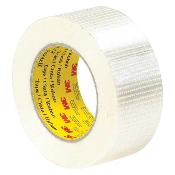 Scotch 3M 8959 Bi-Directional Strapping Tape, 5.7 Mil, 2" x 55 yds., Clear, 18/Case - T9178959