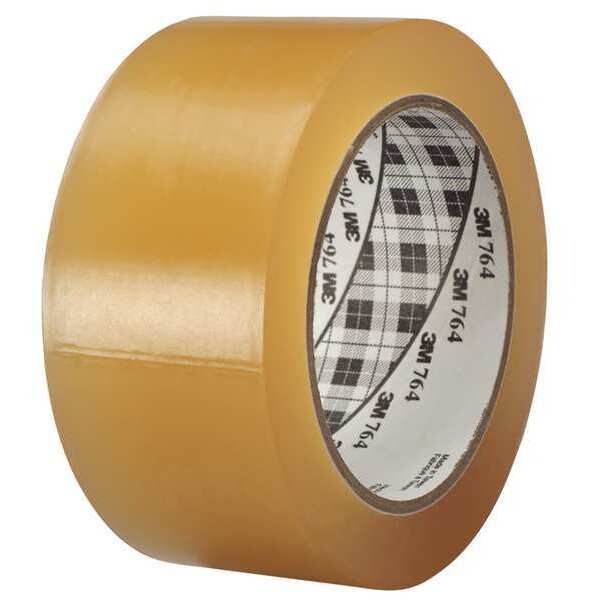 3M Vinyl Tape, 5.0 Mil, 2"x36 yds, Clear, PK24 - T967764C