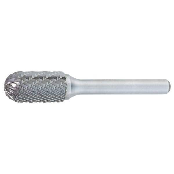 Osg Carbide Bur, Cylindrical Ball Nose, 7/16in - 802-4375