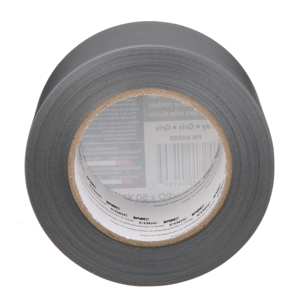 3M Duct Tape, 6.3 Mil, 3"x50 yds., Gray, PK18 - T9883903