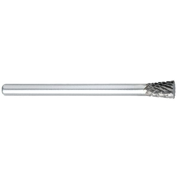 Osg Carbide Bur, 10 deg. Inverted Ang, 3/16 in - 820-0010